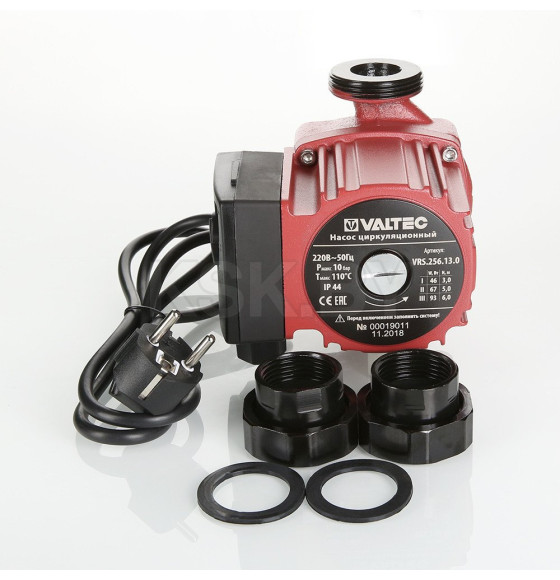 Насос цирк. VALTEC RS 25/6-130 с гайками (VRS.256.13.0) 