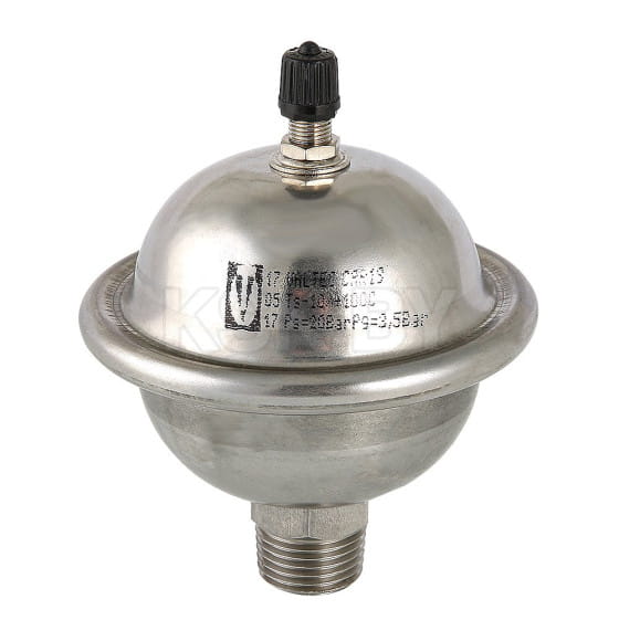 Гаситель гидроударов VALTEC, мембранный,  0,162л. (нерж)
 VT.CAR19.I.04001, страна происх. РФ (VT.CAR19.I.04001) 