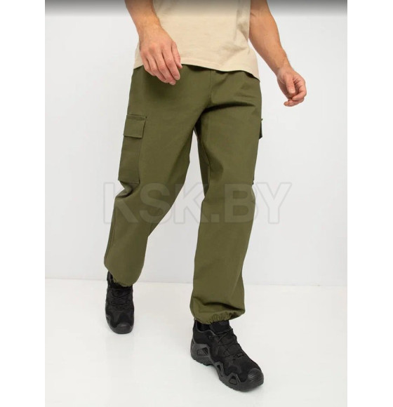Брюки летние HUNTSMAN Антигнус Хаки 44-46/170 ткань Палатка