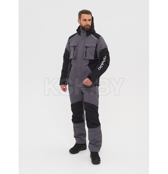 Костюм деми HUNTSMAN Торнадо -15°C Серый ткань Breathable 44-46/182-188