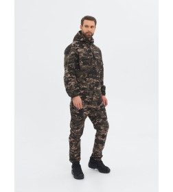 Костюм летний HUNTSMAN Стрелок Черный мультикам 56-58/182-188 ткань Сорочка Смесовая