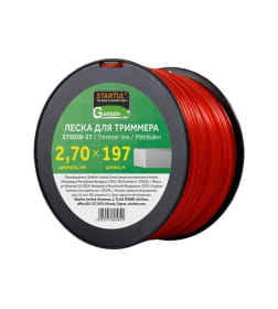 Леска ф2,7мм х 197м квадратн. сеч. STARTUL GARDEN