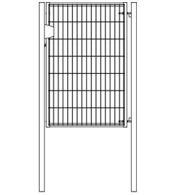 Калитка Light NoLock 1,53х1 RAL 6005