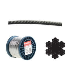 Трос для растяжки М 5 DIN 3055 (бухта/100 м)