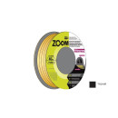 Уплотнитель гаражный черный "D" 14ммх12мм ZOOM INDUSTRIAL (02-2-4-210) 