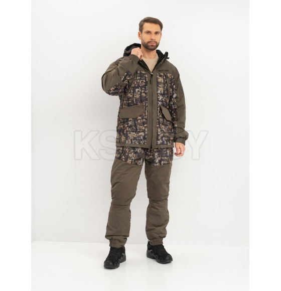 Костюм деми HUNTSMAN Горка Люкс -8°C Хаки/005 ткань Исландия 48-50/170-176