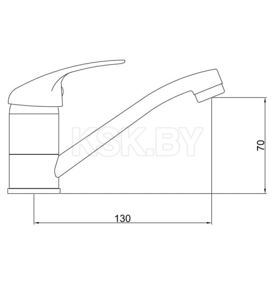 Смеситель для умывальника Gross Aqua Mini, 3210213C-G0109 (3210213C-G0109) 