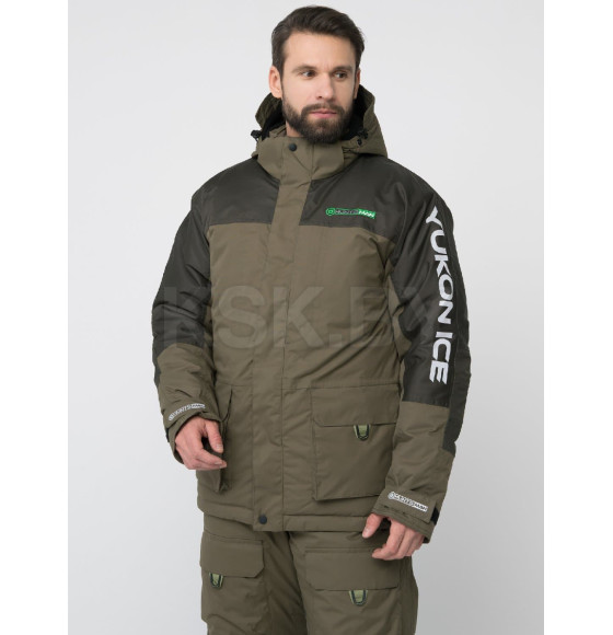 Костюм HUNTSMAN Yukon Ice -45°C Хаки ткань Breathable 60-62/170-176