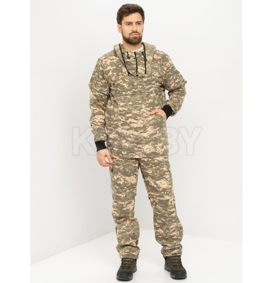 Костюм летний HUNTSMAN Антигнус 128/2 (св. пиксель) тк Смесовая (Сорочка) 60-62/170-176