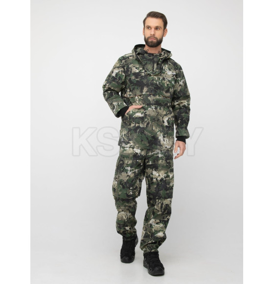 Костюм летний HUNTSMAN Антигнус Зеленый Питон тк Смесовая (Сорочка) 44-46/182-188