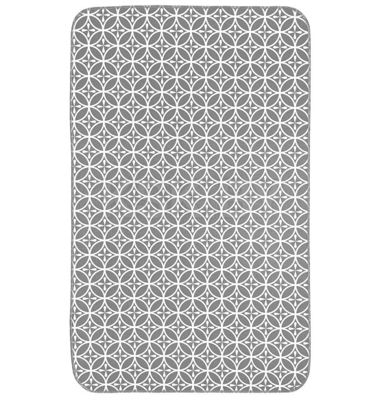 Коврик для ванной из пвх Вилина серый 50*85 см (7068-002-grey) 