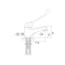 Смеситель медик Gross Aqua, 6546509С (6546509С) 