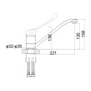 Смеситель медик Gross Aqua, 3509509-G0149 (3509509-G0149) 