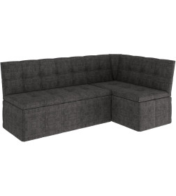 Скамья угловая со спальным местом "Квадро" тип 1 исп.2 - дуб сонома трюфель/ткань серая Мебель маркет