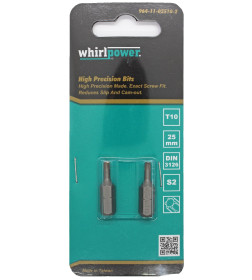 Бита TORX10х25мм. WhirlPower (2шт) 