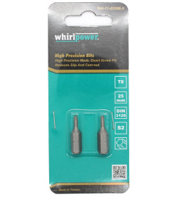 Бита TORX8х25мм. WhirlPower (2шт) 