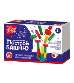 Игра настольная "Построй башню" серия АКТИВ time Десятое Королевство 4329