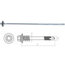 Саморез для сэндвич-панелей 6.3/5.5х105 мм цинк, шайба с прокл. (упак/100шт), STARFIX (SMC5-38915-100) 