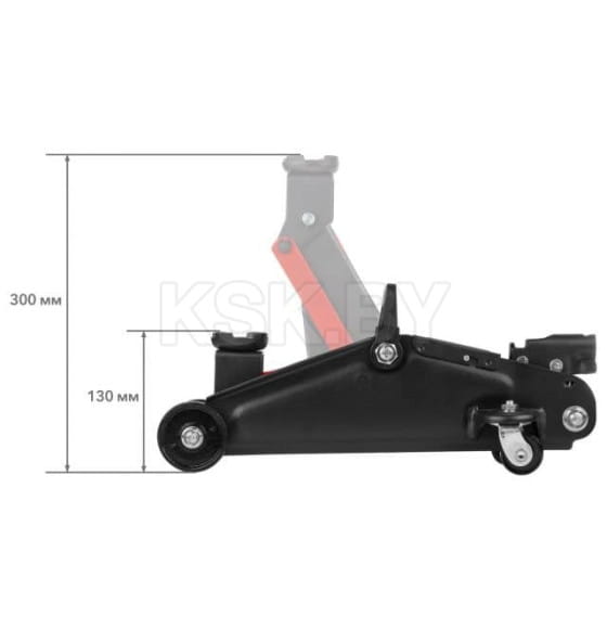 Домкрат гидравлический 2т. подкатной STARTUL AUTO (ST8014-03) 