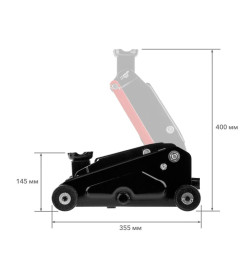 Домкрат подкатной 2,5т h400 STARTUL AUTO