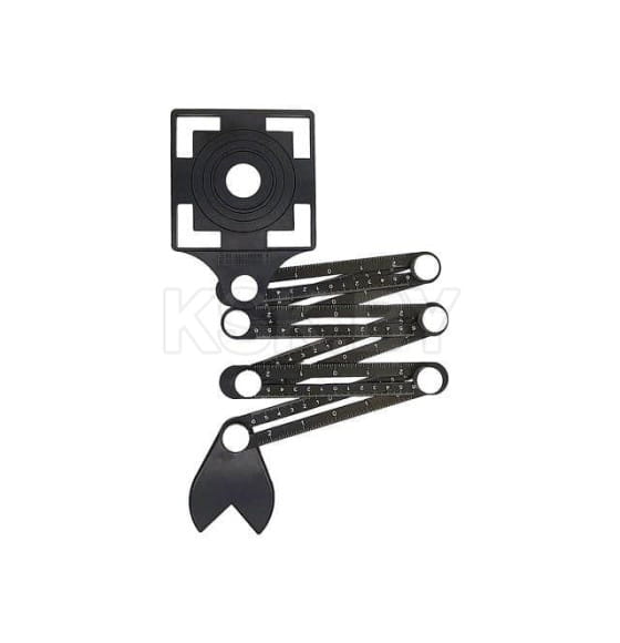 Универсальный шаблон плиточника с угловым фиксатором, 6 колен, 1 трафарет (280401) 