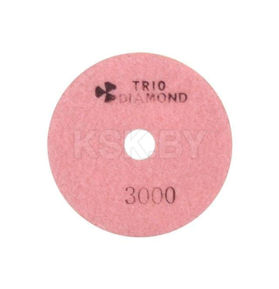 Гибкий шлифовальный круг (черепашка) TRIO-DIAMOND d100мм. №3000 (343000) 