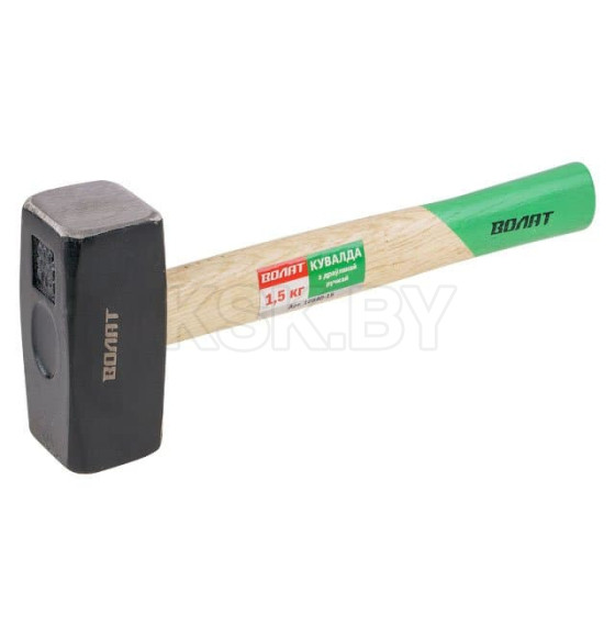 Кувалда 1,5кг с деревянной рукояткой ВОЛАТ (10540-15)