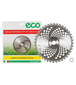 Нож для мотокосы 40 зуб. 255х1.3х25.4 мм ECO, GTP-40T