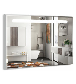 Зеркало с подсветкой Silver Mirrors.Фаворит - эконом" 800х600 мм ФР-00001655