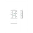 Шкаф зеркальный Какса Гиро 55 