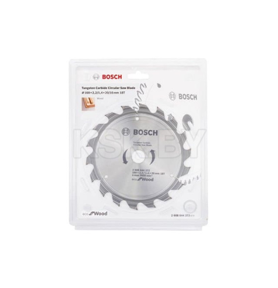 Диск пильный 160х20мм 18 зуб BOSCH ECO WO (2608644372) 