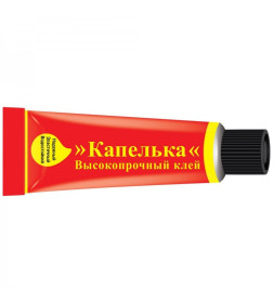 Клей Капелька универсальный высокопрочный, 20 мл