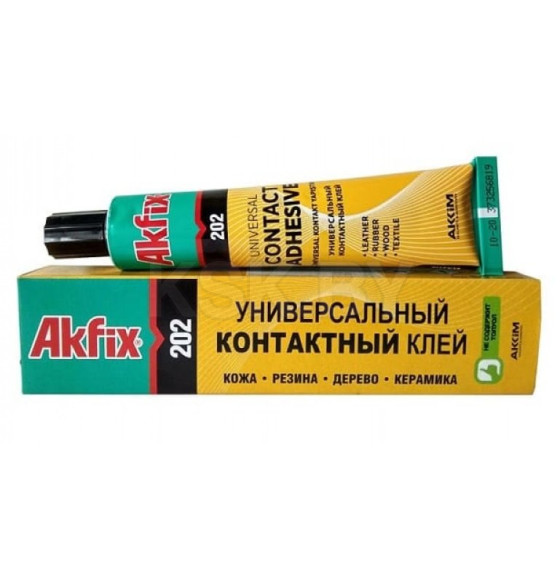 Контактный клей (без толуола) 50гр. Akfix 202 (GA202) 