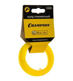 Леска для триммера 1.3 мм х 15 м Round сечение круг CHAMPION C5062