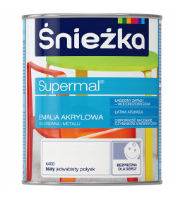 Эмаль акриловая Sniezka Supermal ,  0,8 л РП