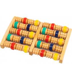 Массажер Bradex деревянный с резиновыми роликами