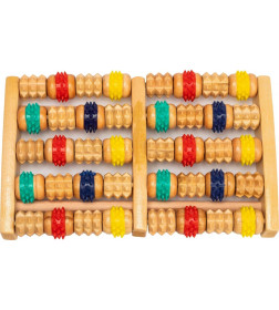 Массажер Bradex деревянный с резиновыми роликами