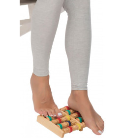 Массажер Bradex деревянный с резиновыми роликами