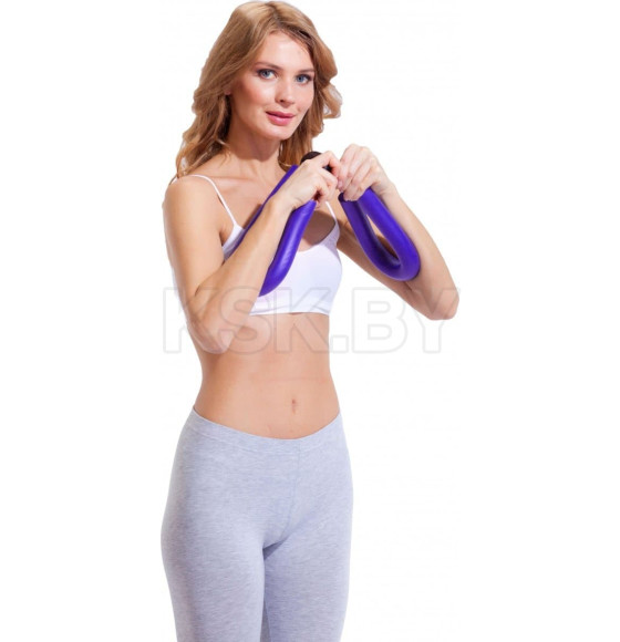 Эспандер для бедер и рук «ТАЙ-МАСТЕР», фиолетовый (SF 0338) 