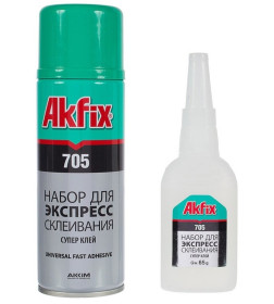 Набор для склеивания (В65 гр + 200 мл) Akfix 705