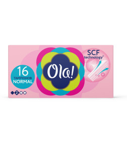 Тампоны женские гигиенические OLA! Tampons Normal Шелковистая поверхность 16шт
