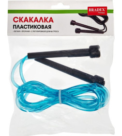 Скакалка Bradex скоростная пластиковая, голубая