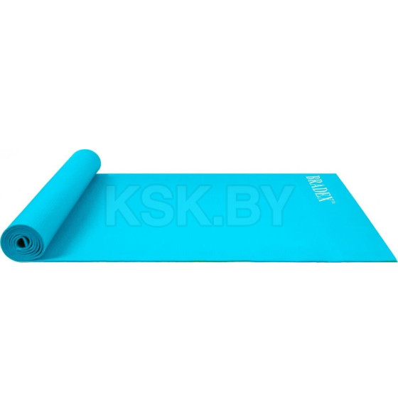 Коврик для йоги и фитнеса Bradex SF 0693, 173*61*0,3 см, бирюзовый с переноской (SF 0693) 