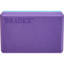 Блок для йоги Bradex SF 0732, фиолетовый/синий (SF 0732) 