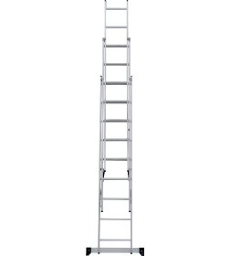 Лестница 3х 9 трехсекционная алюминиевая, серия NV123 Новая высота