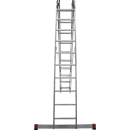 Лестница 3х10 трехсекционная алюминиевая профессиональная, серия NV323 Новая высота (3230310) 