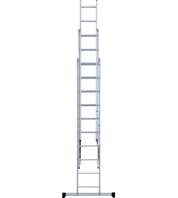 Лестница 3х10 трехсекционная алюминиевая, серия NV123 Новая высота