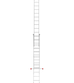 Лестница 3х12 трехсекционная алюминиевая, серия NV223 Новая высота