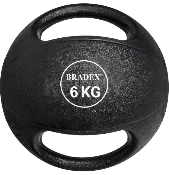Медбол двуручный, Bradex SF 0765, 6кг (SF 0765) 