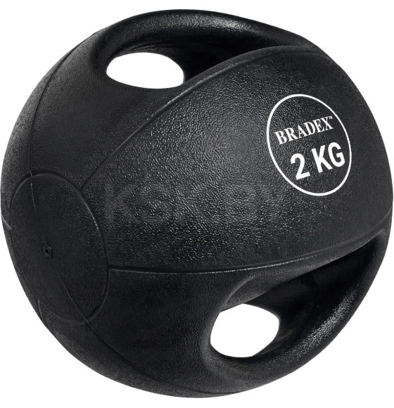 Медбол двуручный, Bradex SF 0761, 2кг (SF 0761) 